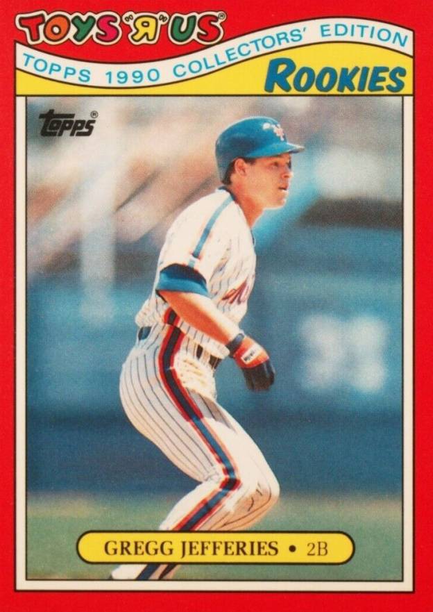 1990 Toys R US Rookies Gregg Jefferies #16 Baseball Card