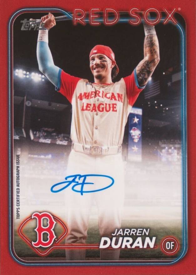 2024 Topps Update 2024 MLB All-Star Game Autographs Jarren Duran #JD Baseball Card