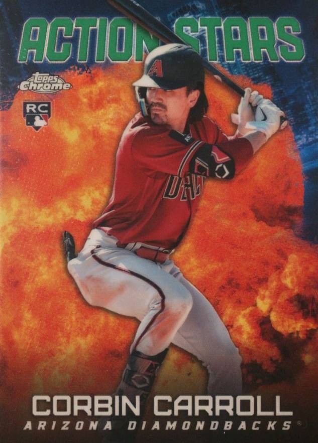 2023 Topps Chrome Update Action Stars Corbin Carroll #ASC3 Baseball Card