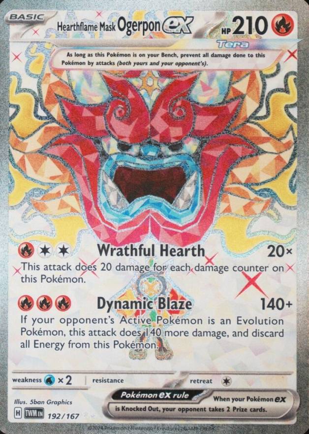 COPY] Wellspring Mask Ogerpon EX - Twilight Masquerade TWMFR pokémon card 064/167 - Price & Rarity