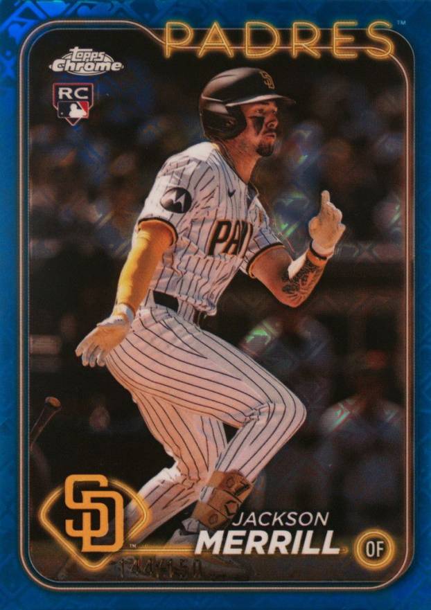 2024 Topps Chrome Logofractor Edition Jackson Merrill #207 Baseball Card