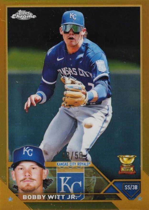 2023 Topps Chrome Bobby Witt Jr. #176 Baseball Card