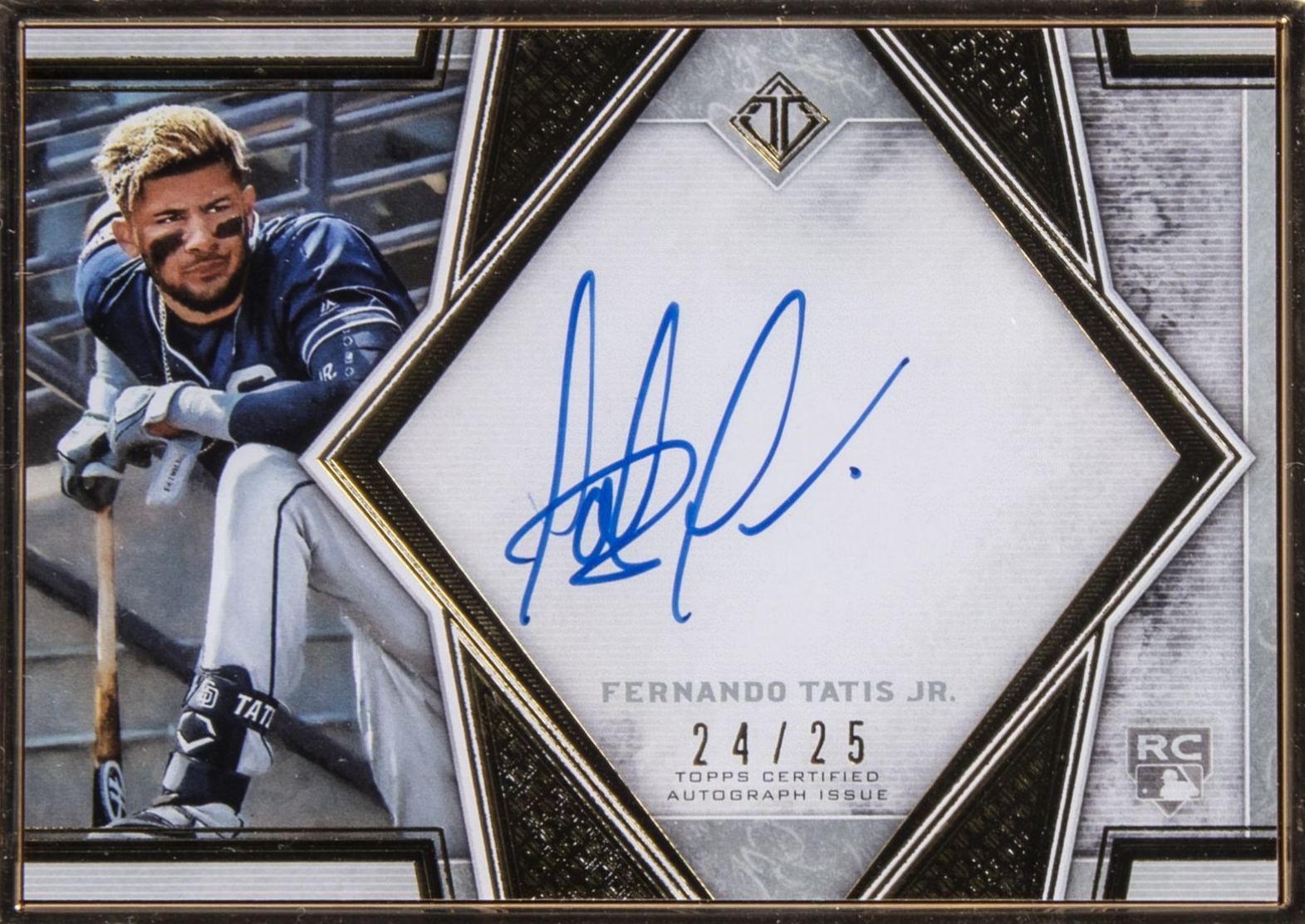 2019 Topps Transcendent Framed Transcendent Autographs Fernando Tatis Jr. #FTH Baseball Card