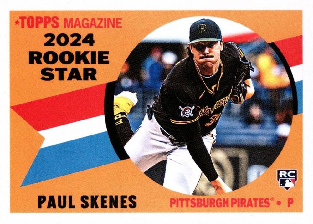 2024 Topps Throwback Thursday Paul Skenes #137 Baseball Card