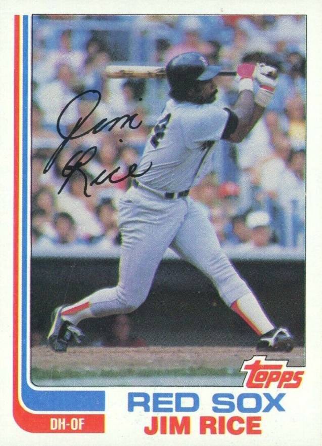 1982 Topps Jim Rice #750 Baseball Card