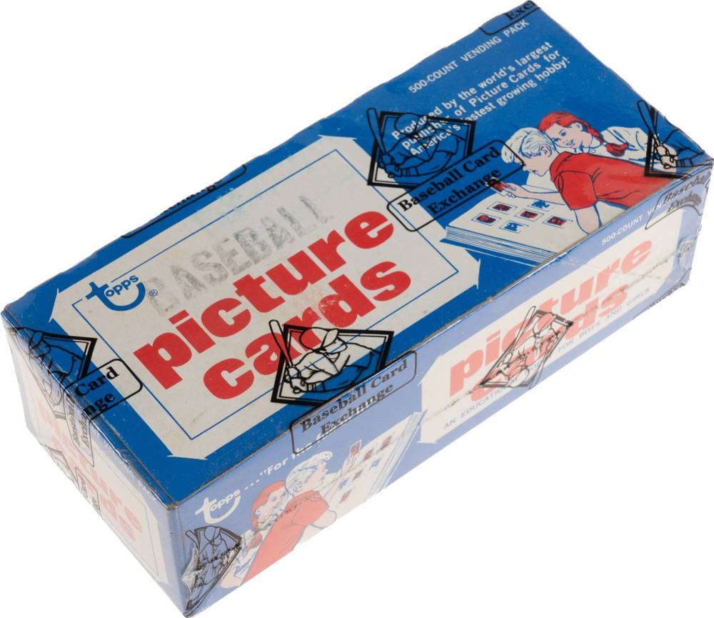 1981 Topps Vending Box #VB Baseball Card