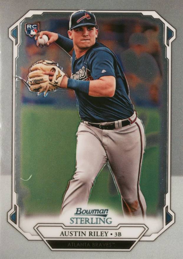 2019 Bowman Sterling Austin Riley #BSR69 Baseball Card