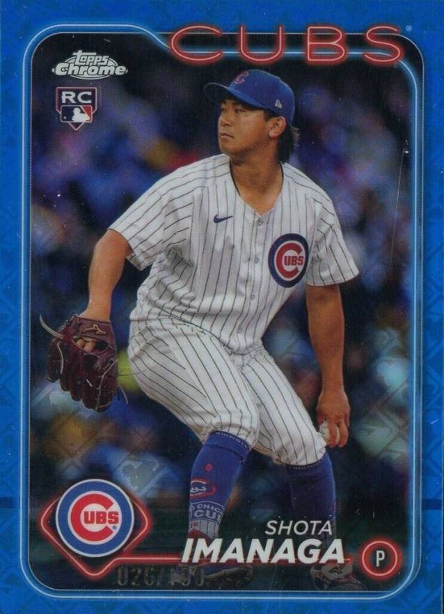 2024 Topps Chrome Logofractor Edition Shota Imanaga #121 Baseball Card