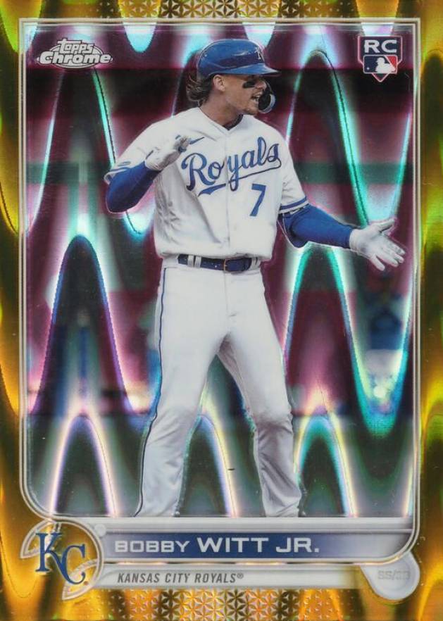 2022 Topps Chrome Sonic Bobby Witt Jr. #221 Baseball Card