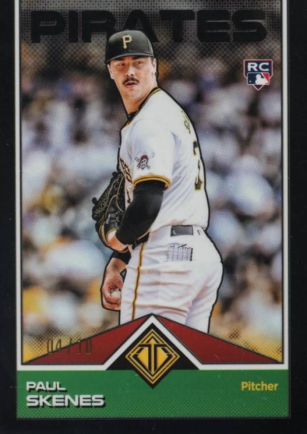 2024 Topps Transcendent Collection Transcendent Icons Chrome Paul Skenes #98 Baseball Card