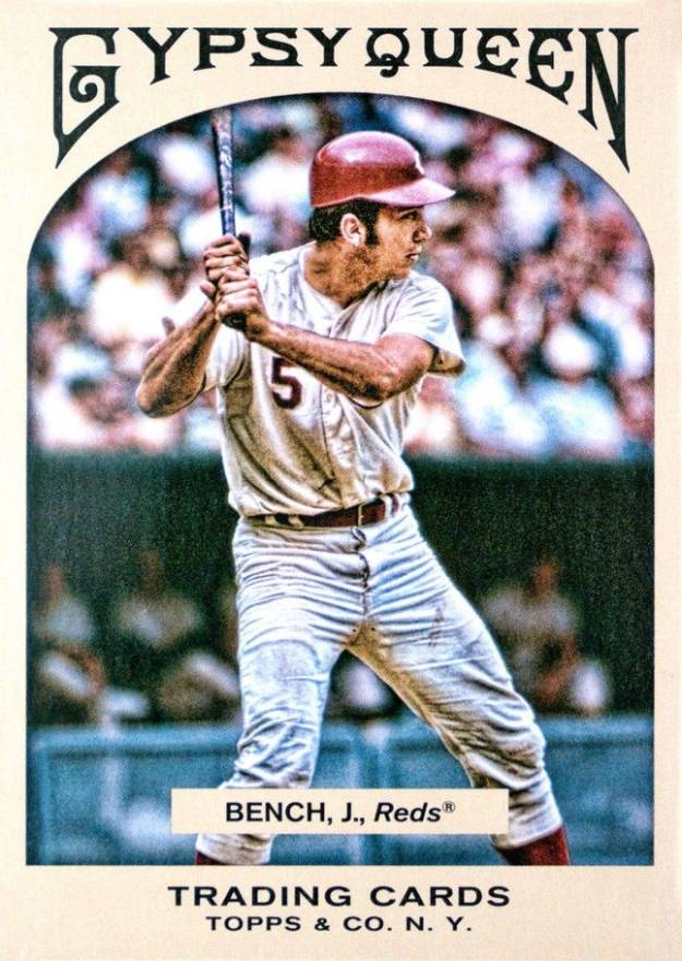 2011 Topps Gypsy Queen Johnny Bench #235 Baseball Card