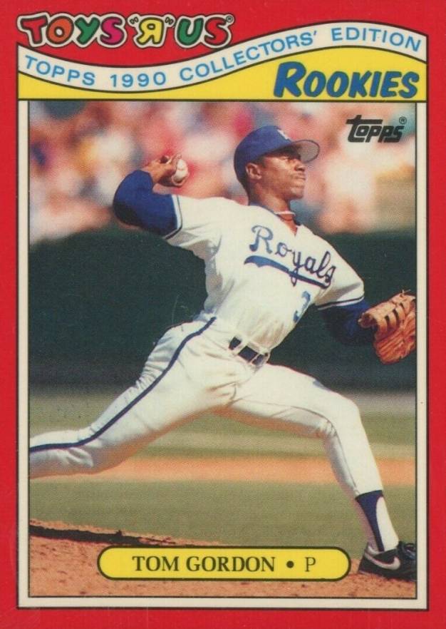 1990 Toys R US Rookies Tom Gordon #12 Baseball Card