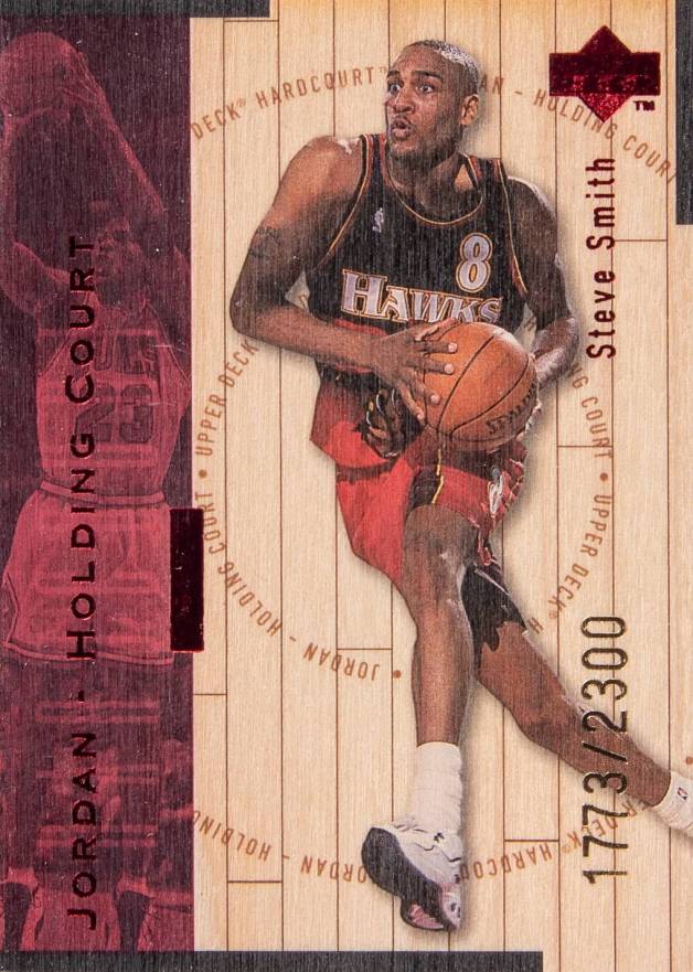 1998 Upper Deck Hardcourt Jordan Holding Court Basketball