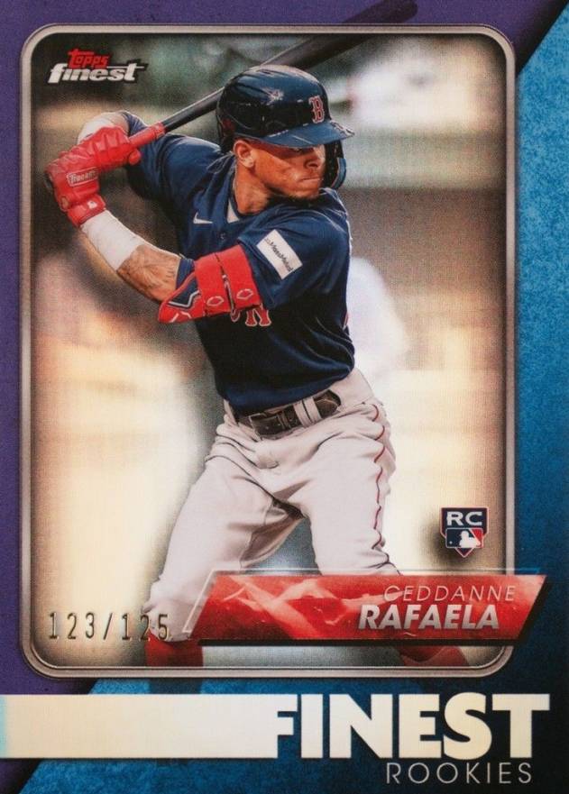 2024 Topps Finest Finest Rookie Design Variation Ceddanne Rafaela #FRD9 Baseball Card