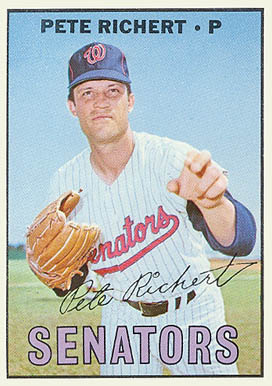 1967 Topps Pete Richert #590 Baseball Card