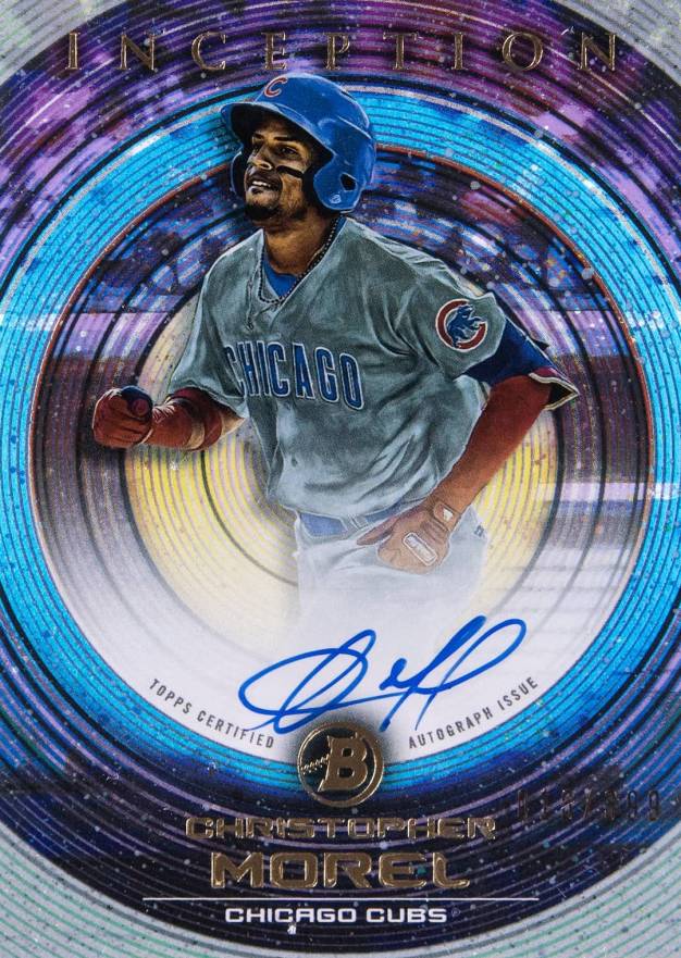 2022 Bowman Inception Prospect Autographs Christopher Morel #PACML Baseball Card