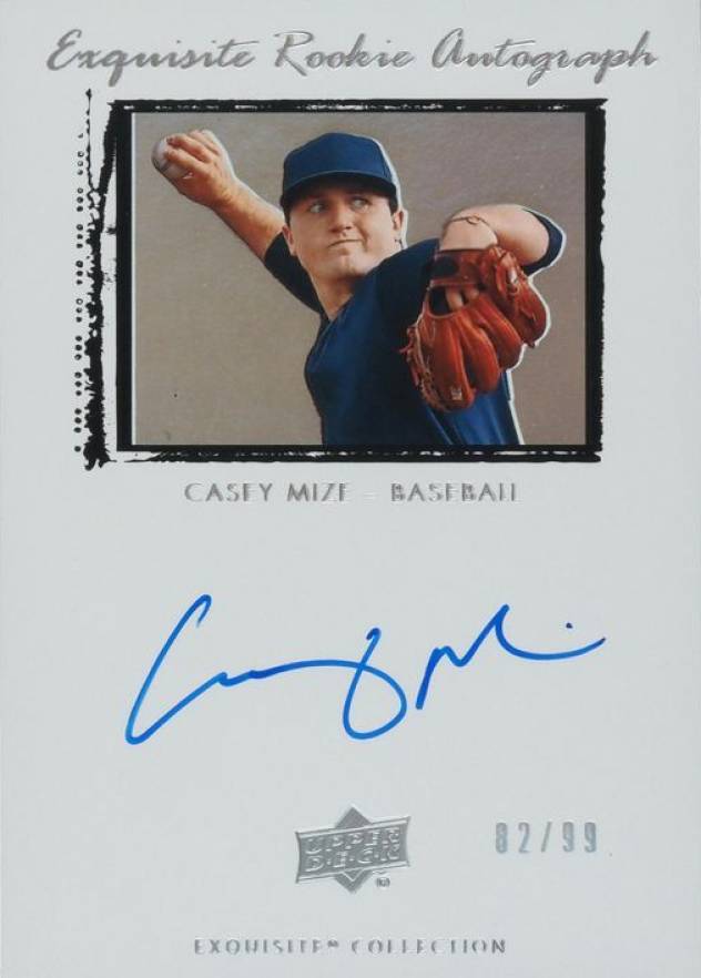 2020 Goodwin Champions 2009-10 Exquisite Collection Rookie Autograph Casey Mize #CM Baseball Card
