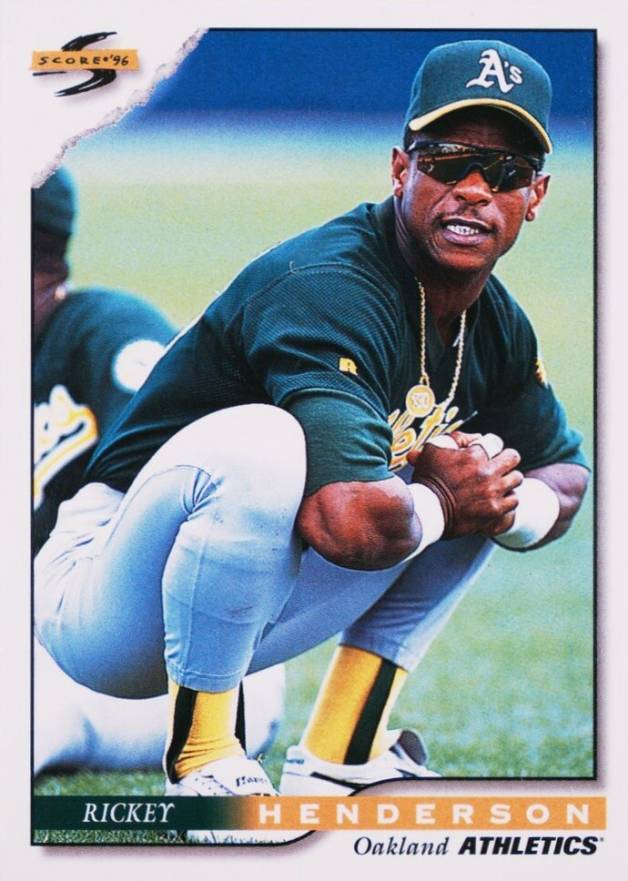1996 Score Rickey Henderson #10 Baseball Card