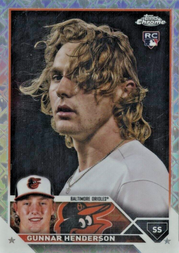 2023 Topps Chrome Logofractor Edition Gunnar Henderson #2 Baseball Card