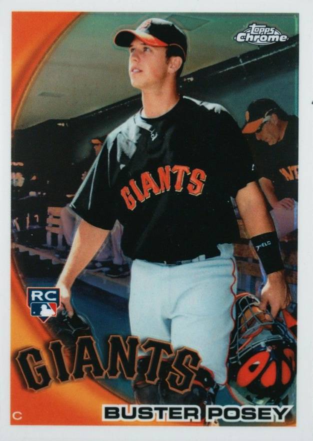 2014 Topps Chrome All-Time Rookies Reprints Buster Posey #2 Baseball Card