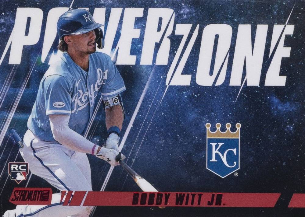 2022 Topps Stadium Club Power Zone Bobby Witt Jr. #PZ19 Baseball Card
