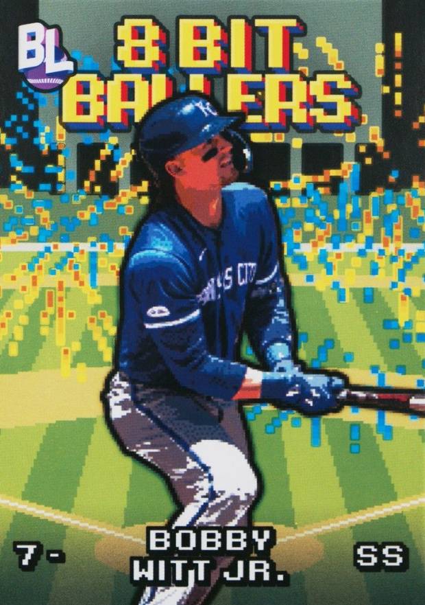 2023 Topps Big League 8-Bit Ballers Bobby Witt Jr. #8B11 Baseball Card