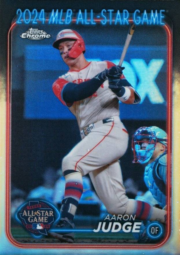 2024 Topps Chrome Update 2024 All-Star Game Chrome Aaron Judge #6 Baseball Card
