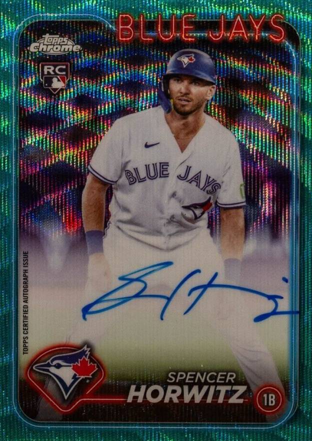 2024 Topps Chrome Rookie Autographs Spencer Horwitz #RASH Baseball Card