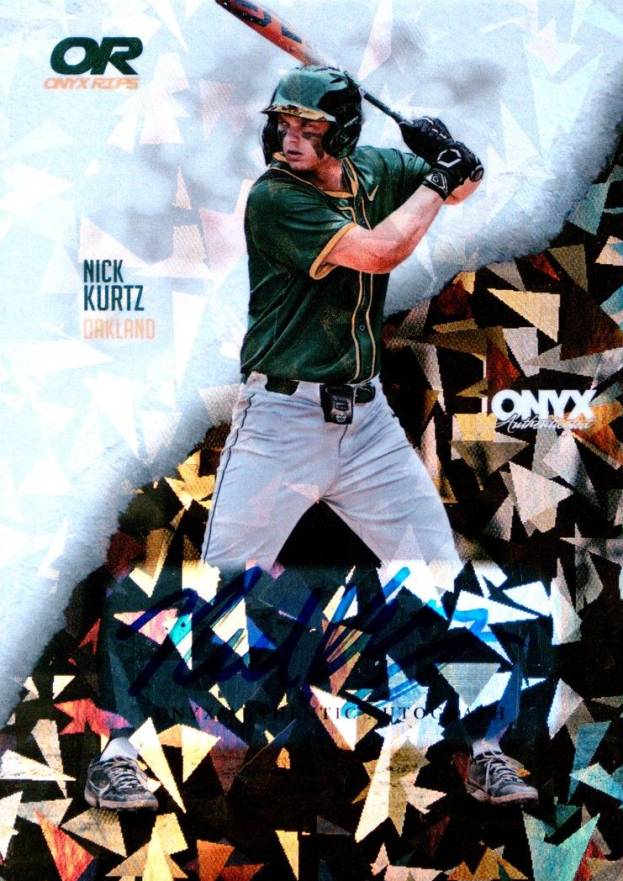 2024 Onyx Rips Autographs Nick Kurtz #RANIKU Baseball Card