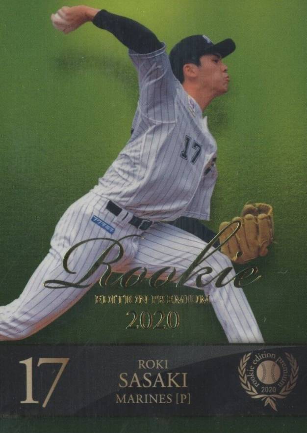 2020 BBM Rookie Edition Premium Roki Sasaki #RP10 Baseball Card