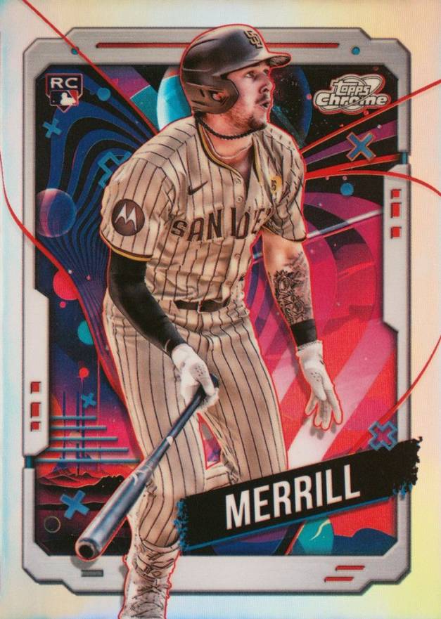 2024 Topps Chrome Cosmic Jackson Merrill #194 Baseball Card