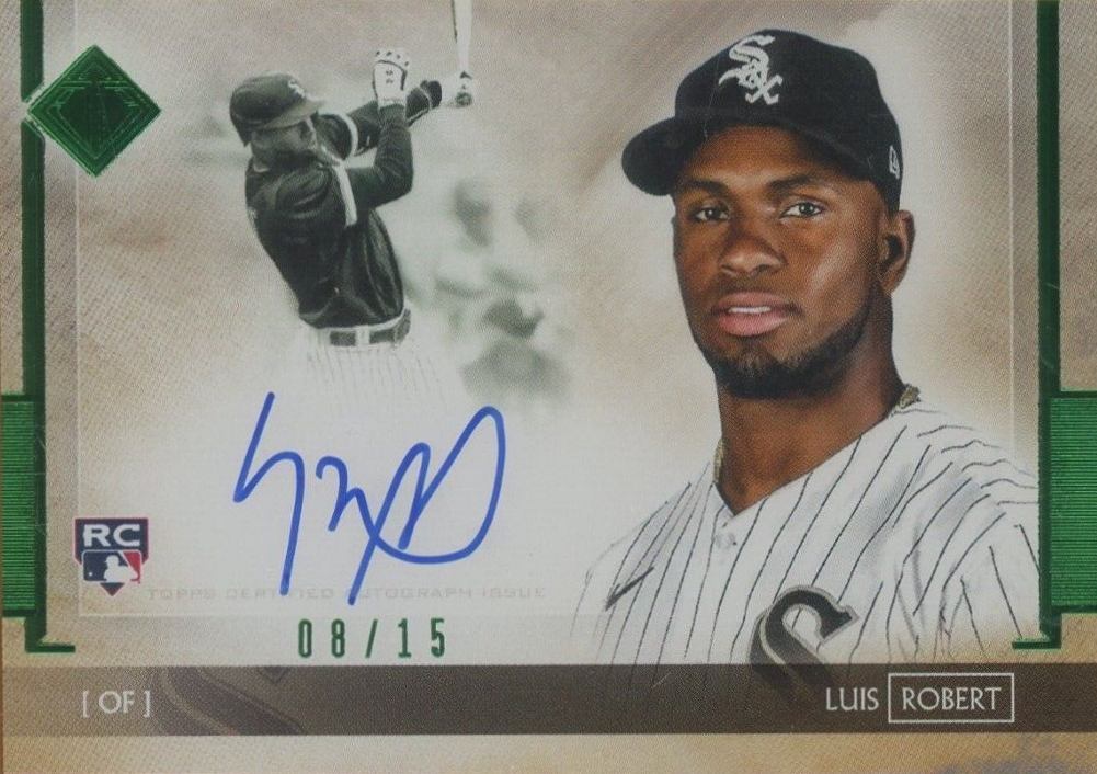 2020 Topps Transcendent Collection Autographs Luis Robert Jr. #LR Baseball Card