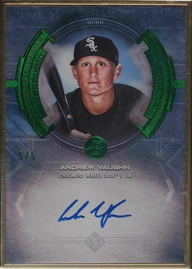 2020 Bowman Transcendent Collection Transcendent Collection Autographs Andrew Vaughn #AV Baseball Card