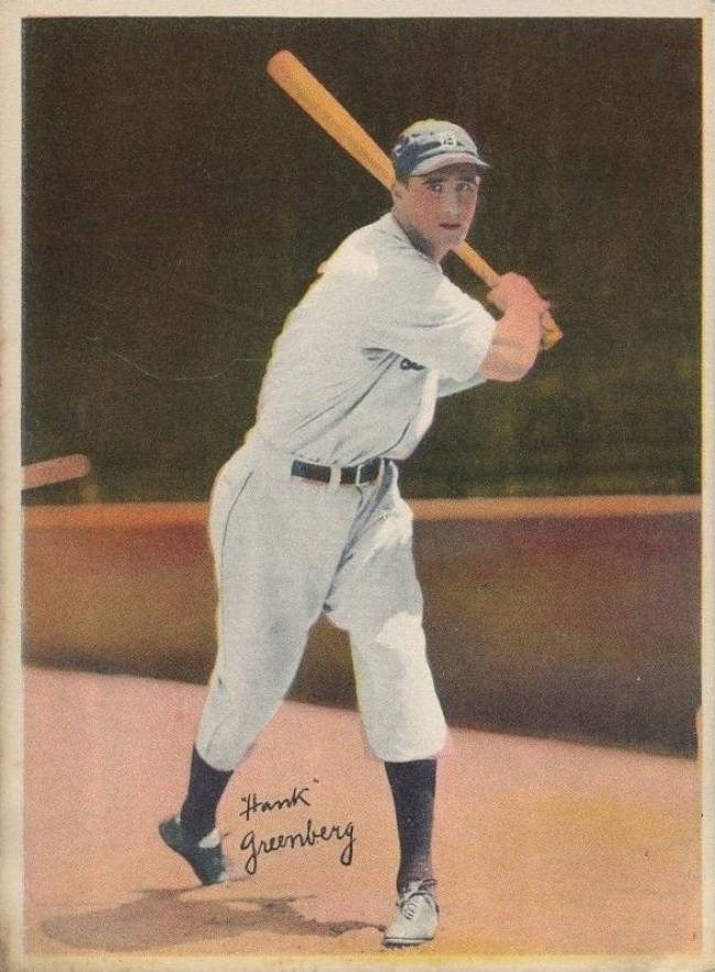 1936 R312 Hank Greenberg # Baseball Card