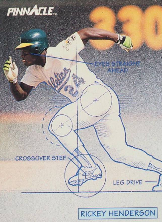 1992 Pinnacle Rickey Henderson #614 Baseball Card