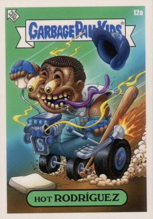 2022 Topps Garbage Pail Kids GPK X MLB Series 2 Alex Pardee Hot Rodriguez #12a Baseball Card