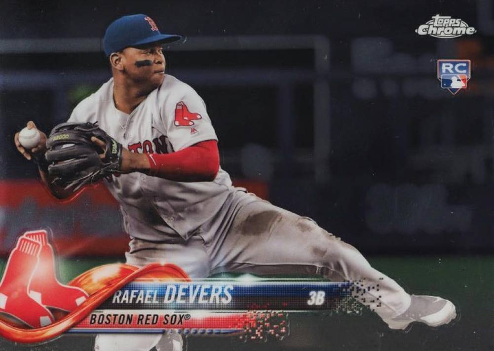2018 Topps Chrome Update Rafael Devers #HMT23 Baseball Card
