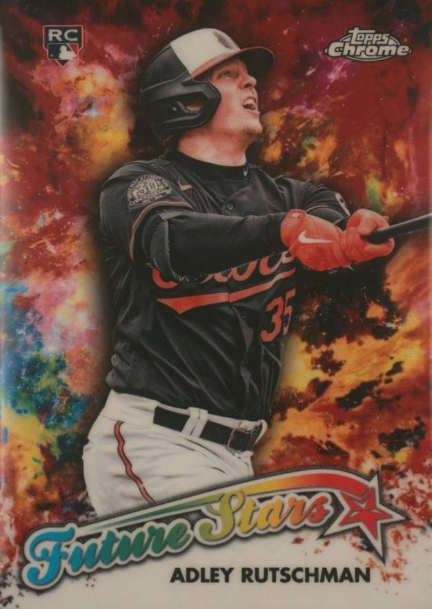 2023 Topps Chrome Logofractor Edition Future Stars Adley Rutschman #FS1 Baseball Card
