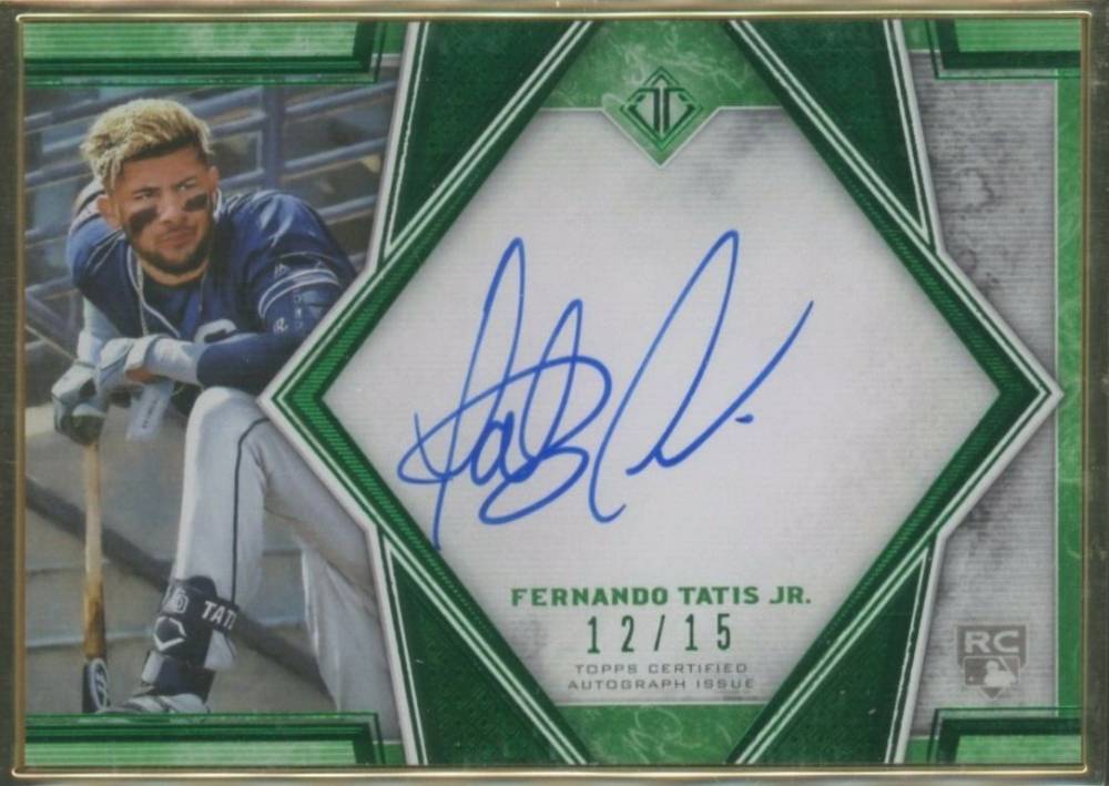 2019 Topps Transcendent Framed Transcendent Autographs Fernando Tatis Jr. #FTH Baseball Card