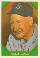 1960 Fleer Baseball Greats #51 Dazzy Vance Baseball Card
