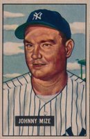 1951 Bowman #50 Johnny Mize Baseball Card
