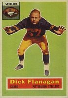 1956 Topps #27 Dick Flanagan Football Card