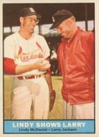 1961 Topps #75 Lindy Shows Larry Baseball Card