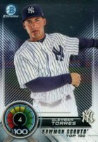 2018 Bowman Scouts' Top 100 Chrome #BTP4 Gleyber Torres Baseball Card