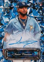 2024 Bowman Sapphire Edition Sapphire Selections Autographs #JC Junior Caminero Baseball Card