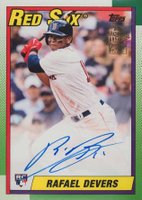 2018 Topps Archives Fan Favorites Autographs #FFARD Rafael Devers Baseball Card