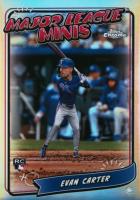 2024 Topps Chrome Update Major League Minis #MM10 Evan Carter Baseball Card