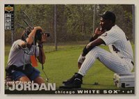 1995 Collector's Choice #500 Michael Jordan Silver Signature Baseball Card