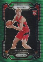 2023 Panini Prizm #134 Gradey Dick Green Pulsar Basketball Card
