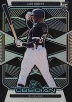 2020 Panini Chronicles Obsidian #22 Luis Robert Baseball Card